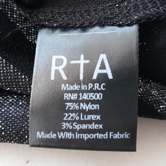 RTA Colton Striped Metallic Top - Picture 11 of 11